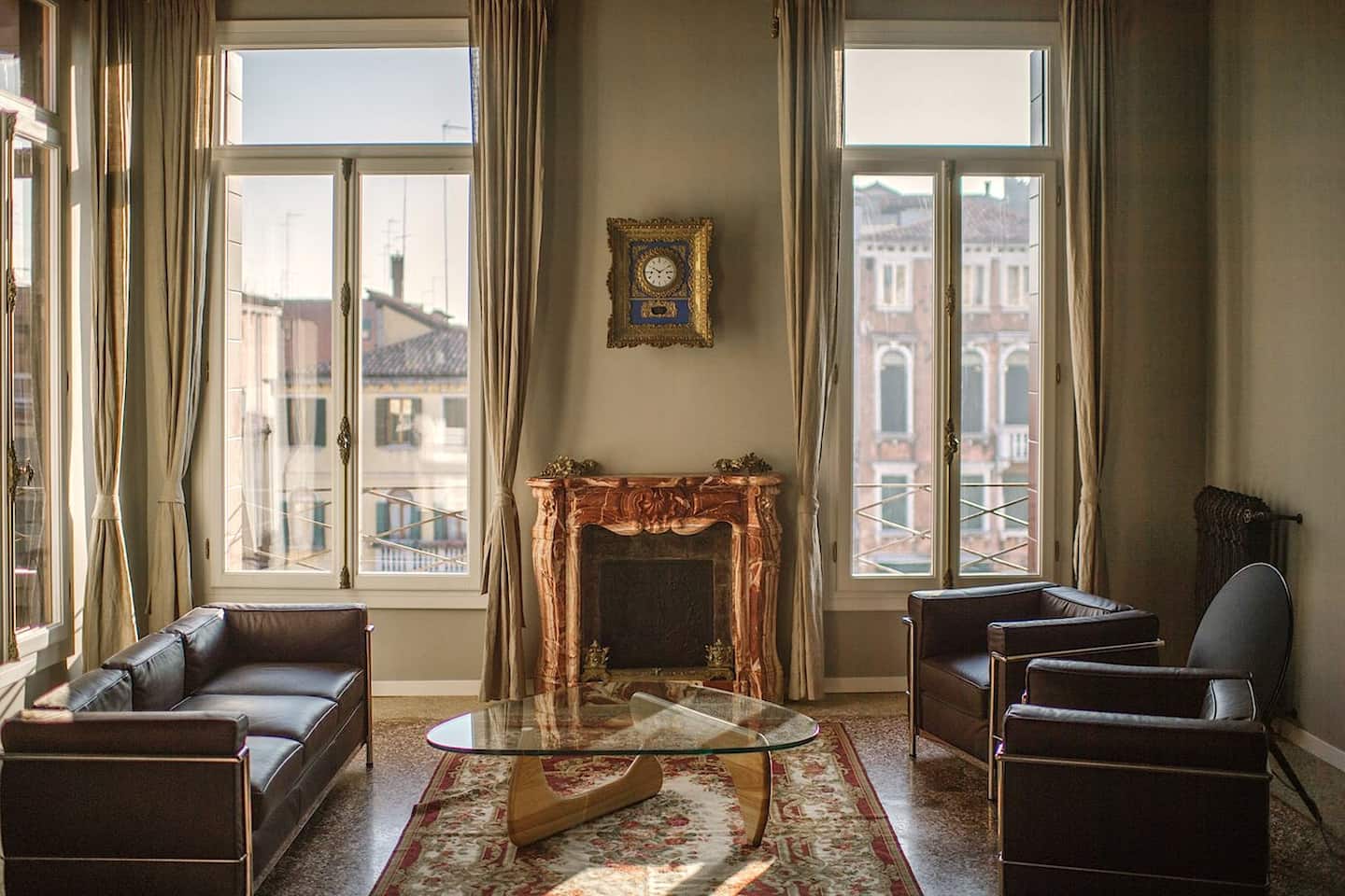 Air bnb in Venice with a canal view