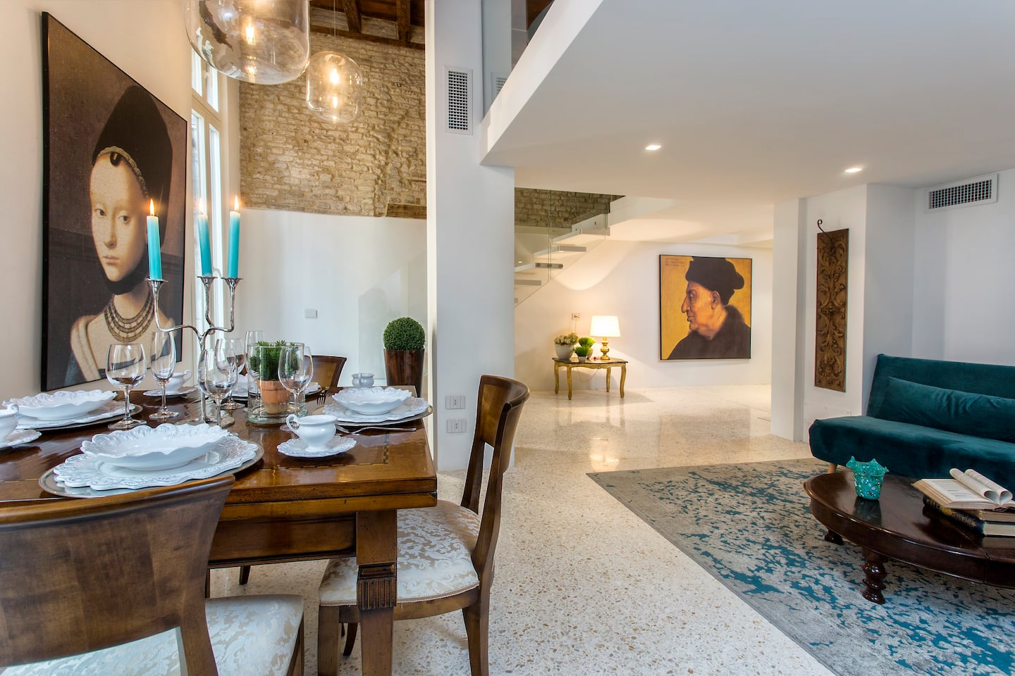 Air bnb in Venice with a canal view